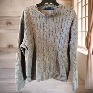 Polo Ralph Lauren Men’s Cable Knit Sweater SZ XL